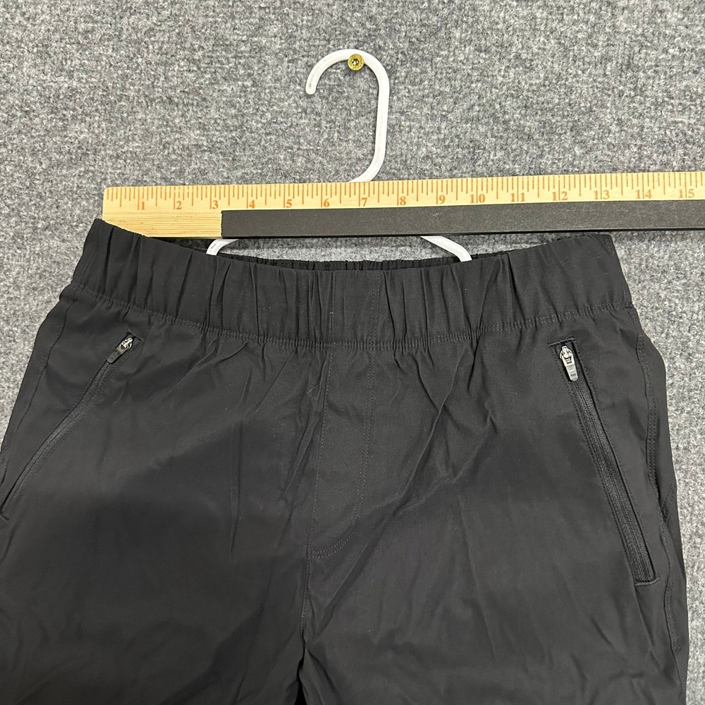 Eddie Bauer Joggers Womens Size 4 Black Fleece Lined Hiking Outdoor Active Pants - Picture 2 of 9